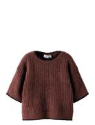 Nkfkiras Ss Knit Name It Burgundy