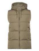 Slfalina Puffer Vest B Selected Khaki