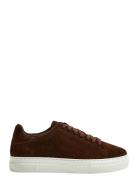 Slhdavid Chunky Suede Sneaker Noos Selected Brown