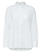 Slfhema Ls Shirt B Selected White
