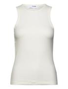 Slfanna O-Neck Tank Top Noos Selected White