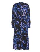 Slfcendela Ls Midi Shirt Dress B Selected Black