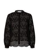 Slftatiana L/S Embr Shirt Noos Selected Black