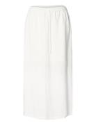 Slfviva Hw Ankle Skirt Noos Selected White