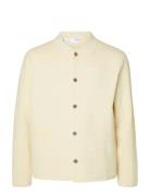 Slhmike Light Relaxed Polo Cardigan Noos Selected Yellow