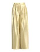 Slfselene Hw Wide Pant B Selected Gold