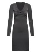 Ls Nk Knot Clotilde Dress GUESS Jeans Black