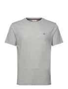 Shield Logo Ss T-Shirt GANT Grey