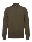 Lambswool Blend Half Zip GANT Khaki