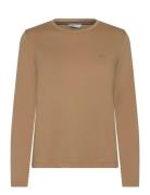 Reg Shield Logo Ls T-Shirt GANT Cream