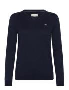 Cotton C-Neck GANT Navy