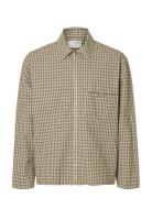 Slhrlxmatt Zip Overshirt Selected Beige
