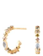 Pdpaola Lotus Small Hoop Earrings PD Paola Gold