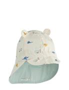 Gorm Reversible Sun Hat With Ears Liewood Cream