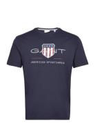 Reg Archive Shield Ss T-Shirt GANT Navy