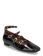 Luke Leather Ballet Flats ALOHAS Black