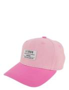 Organic Block Snapback Lil' Boo Pink