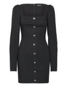 Scoup Neck Ls Mini Dress ROTATE Birger Christensen Black