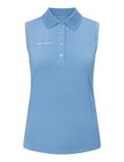 Nicky Sleeveless Poloshirt Röhnisch Blue