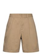 Long Pleated Short Fred Perry Beige
