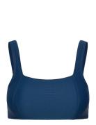 Waffle Square Neck Bikini Top Casall Navy