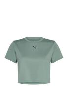 W Tad Essential Baby Tee PUMA Green