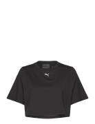 W Cloudspun Mesh Tee PUMA Black