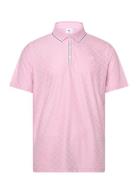 Puma X Ap Tipped Jacquard Polo PUMA Golf Pink