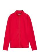 W Waffle Fleece Full Zip PUMA Golf Red