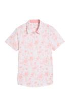 W Cloudspun Toile Ss Polo PUMA Golf Pink