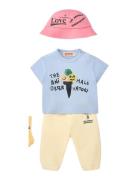 Pangolin Baby T-Shirt Soft Blue THE ANIMALS OBSERVATORY Blue