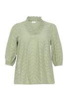 Kcvitana Blouse Kaffe Curve Green