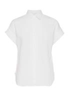 Relaxed Fit Linen Short-Sleeve Shirt Lauren Ralph Lauren White