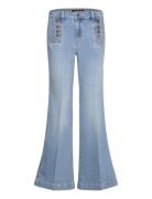 High-Rise Flare Sailor Jean Lauren Ralph Lauren Blue