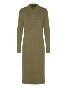 Rib-Knit Polo Dress Lauren Ralph Lauren Green