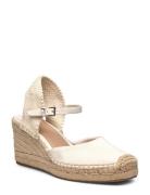 Robby Canvas & Jute Espadrille Lauren Ralph Lauren White