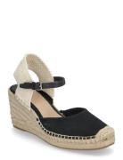 Robby Canvas & Jute Espadrille Lauren Ralph Lauren Black