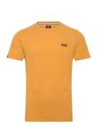 Essential Logo Emb Tee Superdry Yellow