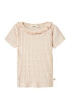 Nmfhulla Hua Ss Slim Top Lil Lil'Atelier Pink