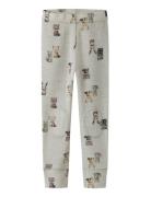 Nmmwang Wool Rib Longjohn Aop Name It Cream