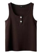 Nlfleedle Tank Short Top LMTD Brown