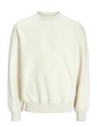 Jjeurban Edge Sweat Crew Neck Jnr Jack & J S White