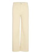 Slsandja Plain Vanesa Pants Soaked In Luxury Cream
