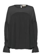 Slharietta Blouse Ls Soaked In Luxury Black