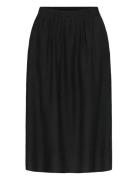 Karea Solid Skirt Kaffe Black
