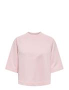 Onldasie 2/4 O-Neck Raglan Ub Cs Swt ONLY Pink