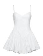 Lissett Poplin Mini Dress Bardot White