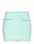 Cece Boucle Mini Skirt Bardot Blue