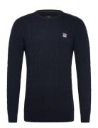 Grant Reg Cw Cot Vin M Knit VINSON Navy