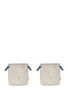 Foxy Storage Basket Medium - Set Of 2 OYOY MINI Beige